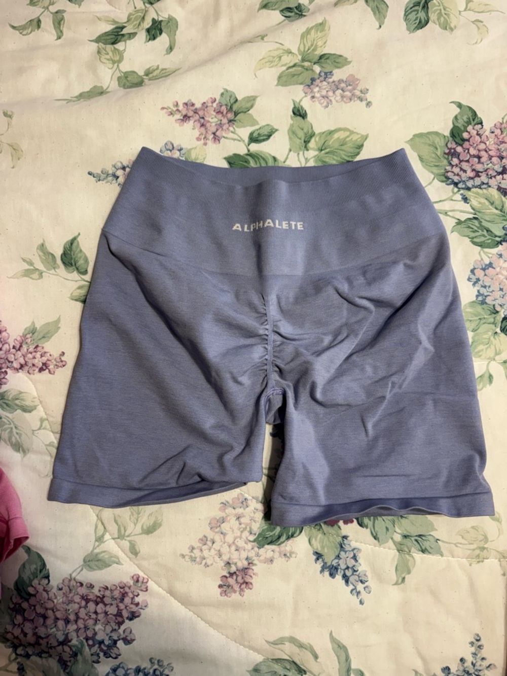 Alphalete periwinkle High-Rise scrunch Bike Shorts